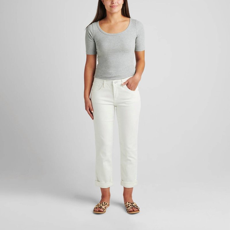 Shop Jag Carter Girlfriend Mid Rise Jean In White