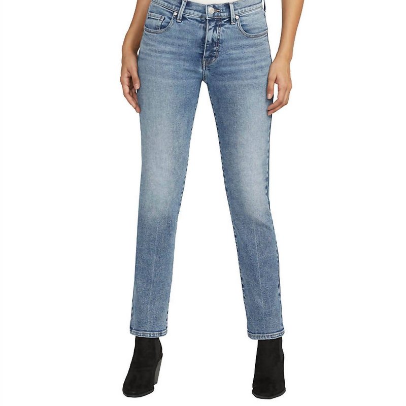 Shop Jag Cassie Slim Fit Mid Rise Jean In Blue