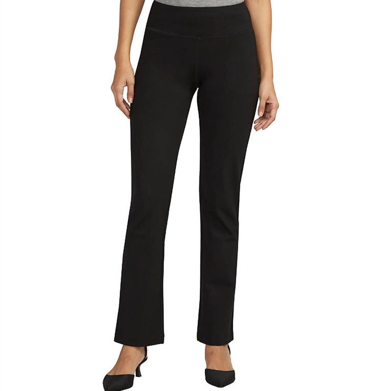 Shop Jag Mid Rise Pull-on Boot Cut Pants In Black