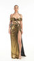 Selene Dress - Metallic Dark Gold - Metallic Dark Gold