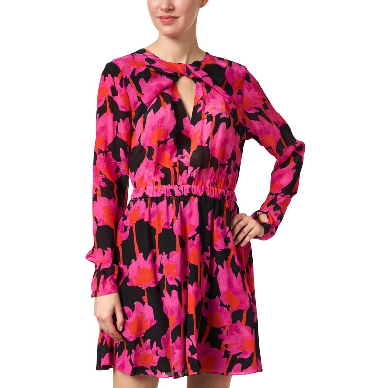 Shop Jason Wu Silk Chiffon Dress In Pink