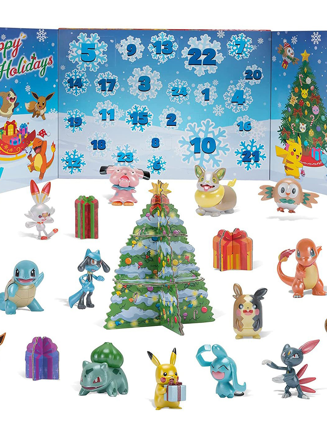 数量限定 Pokemon 2022 Holiday Advent Calendar for Kids 24 Piece Gift Playset  Set In