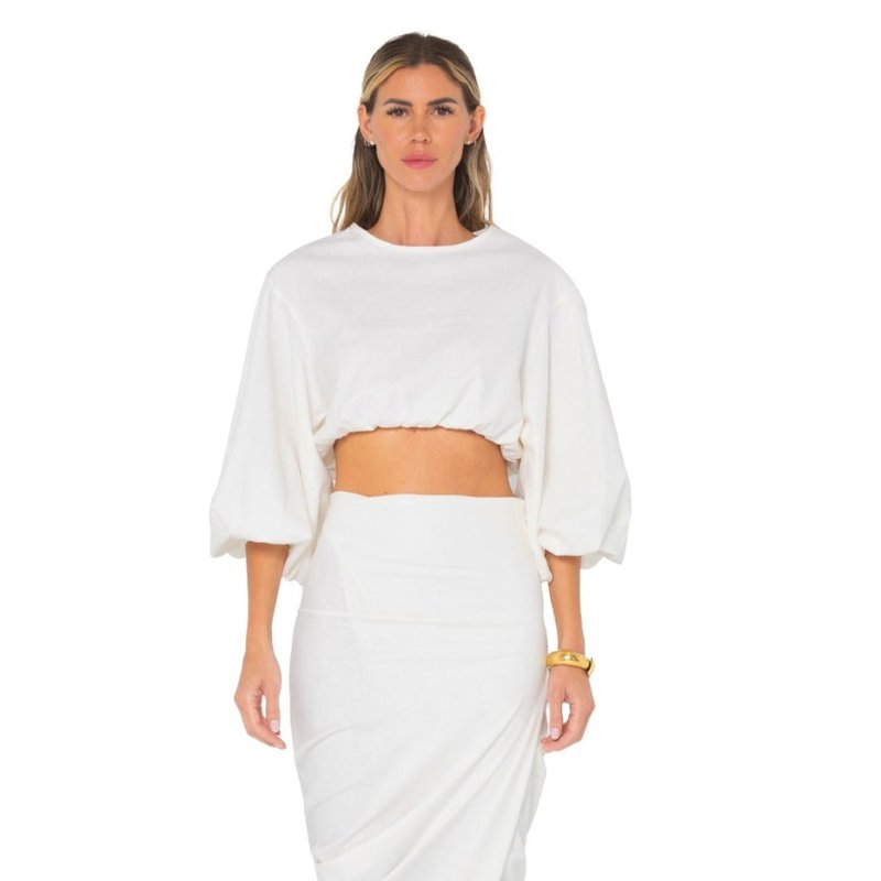 Shop Jbq Noor Skirt White