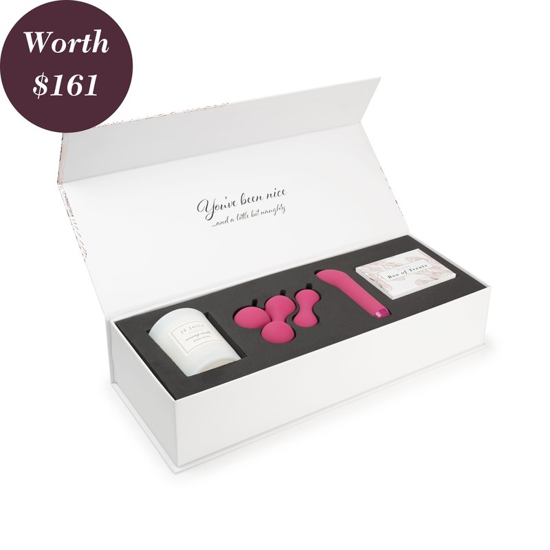 Je Joue The Nice And Naughty Gift Set In Pink
