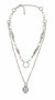 Jelavu Necklace With Crystal - Silver - Silver