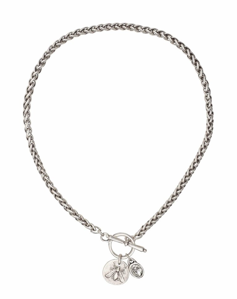 Jelavu Pewter Plated Necklace - Silver