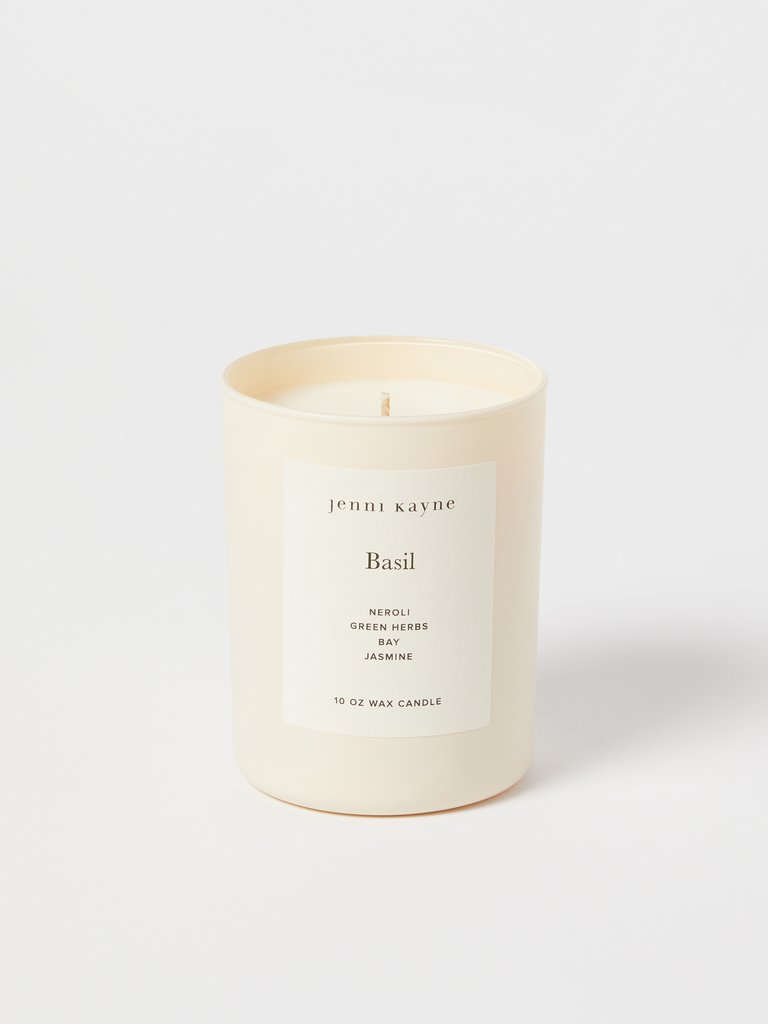 Jenni Kayne Basil Glass Candle | Verishop