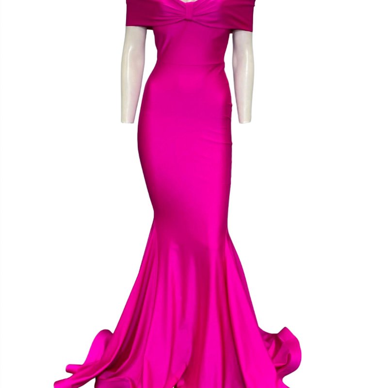 Shop Jessica Angel Evening Gown In Pink