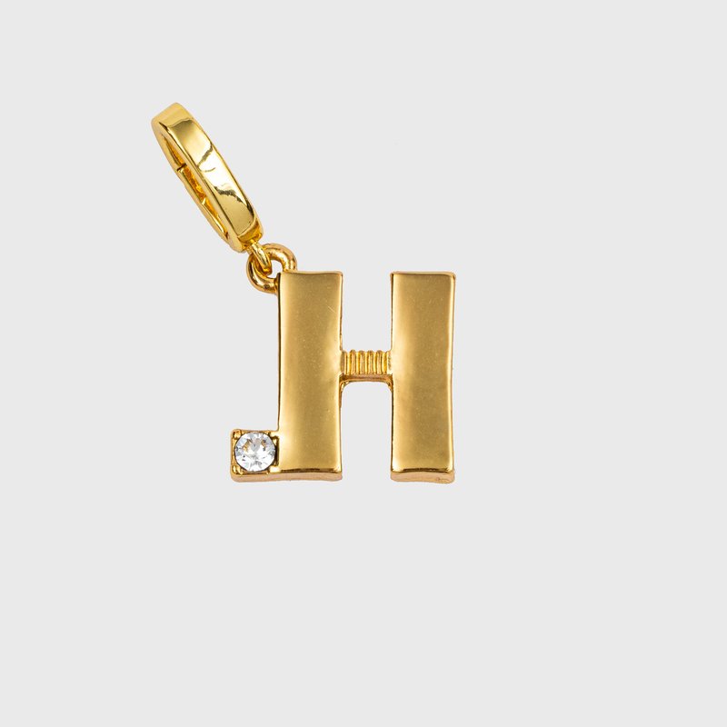Joanna Buchanan Monogram Charm, H In Gold