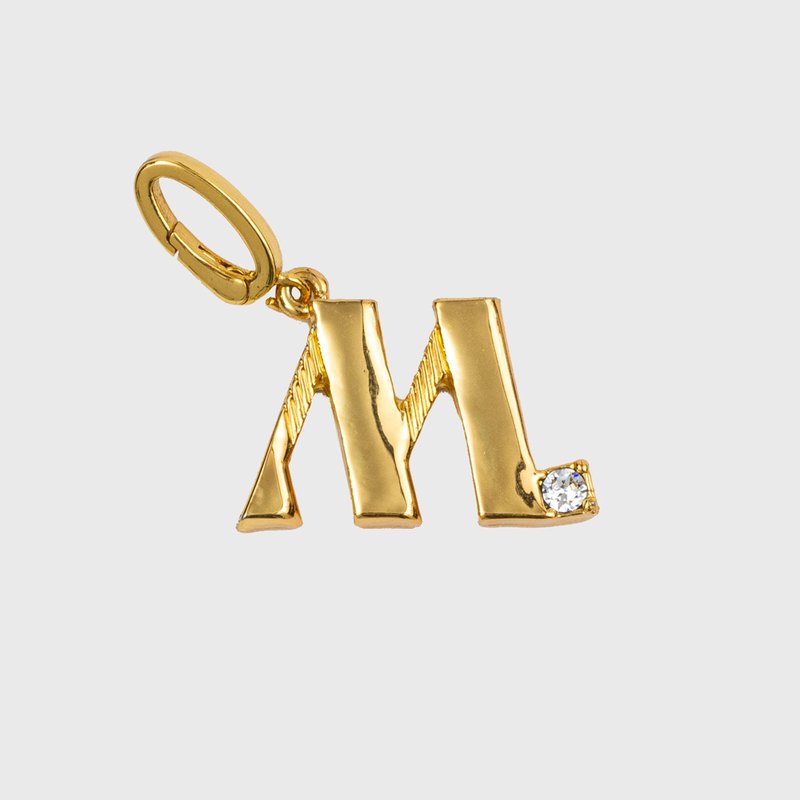 Joanna Buchanan Monogram Charm, M In Gold