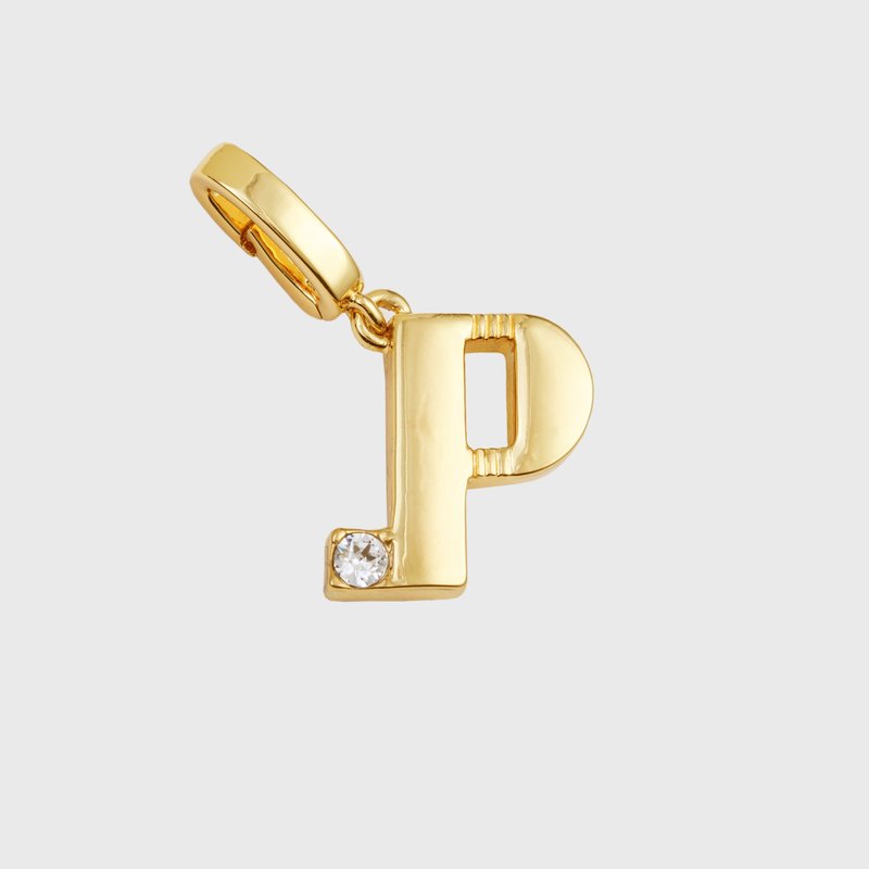 Joanna Buchanan Monogram Charm, P In Gold