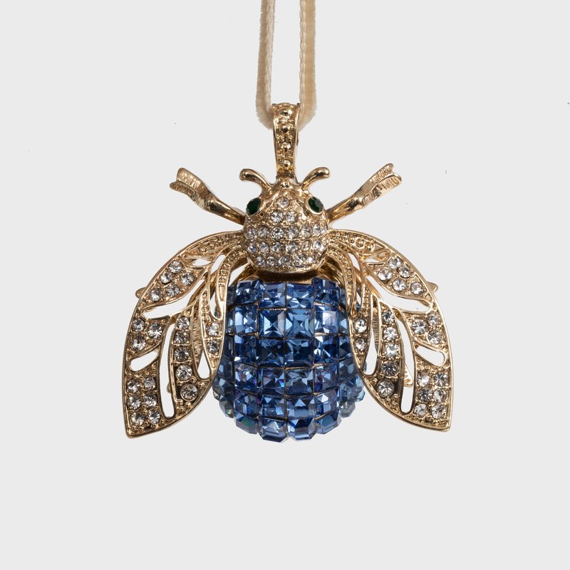 Joanna Buchanan Sparkle Bee Hanging Ornament In Blue