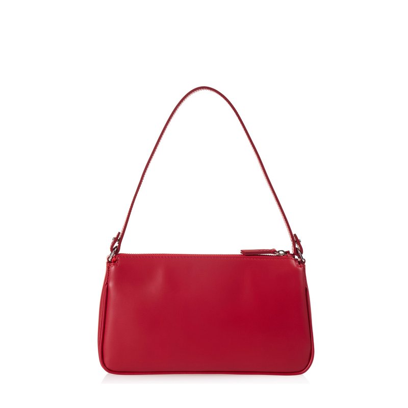Shop Joanna Maxham Baguette Handbag In Red