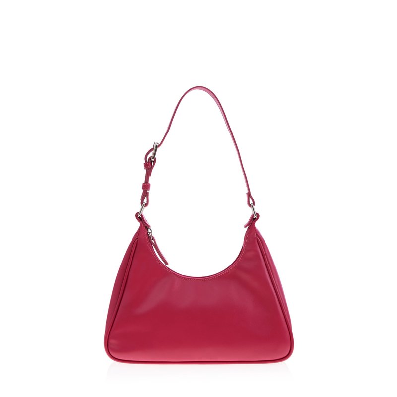 Joanna Maxham The Prism Leather Shoulder Bag In Pink