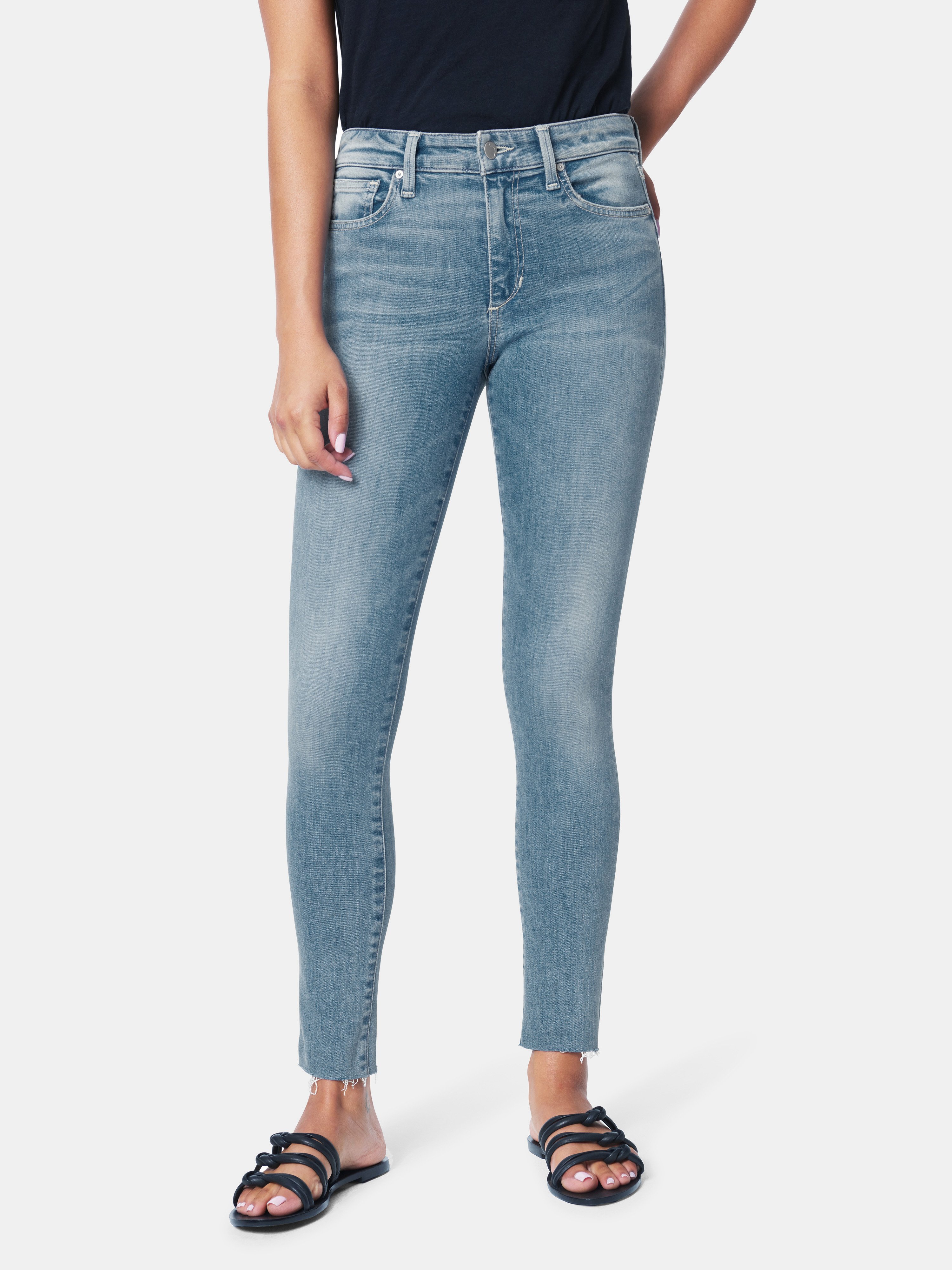 Joes Jeans Womens Icon Mid-Rise Skinny Crop