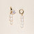 Cassie Earrings - 18K Gold Plated & Freshwater Pearls