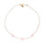 Dice Necklace - Pink Pearl