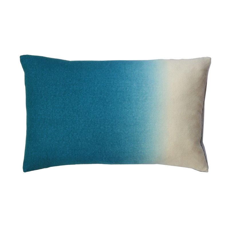 Johanna Howard Home Dip-dyed Rectangle Pillow In Green