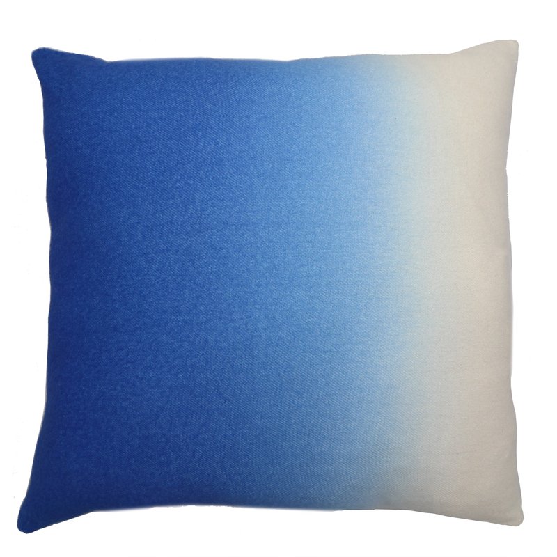 Johanna Howard Home Dip-dyed Square Pillow In Blue