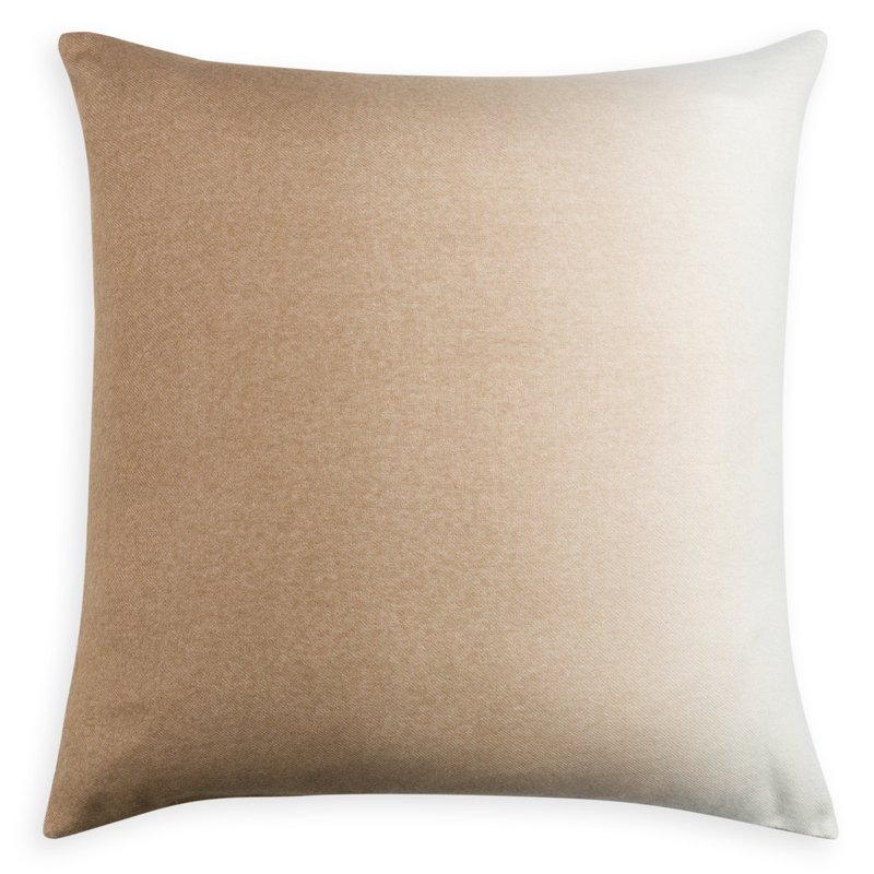 Johanna Howard Home Dip-dyed Square Pillow In Brown