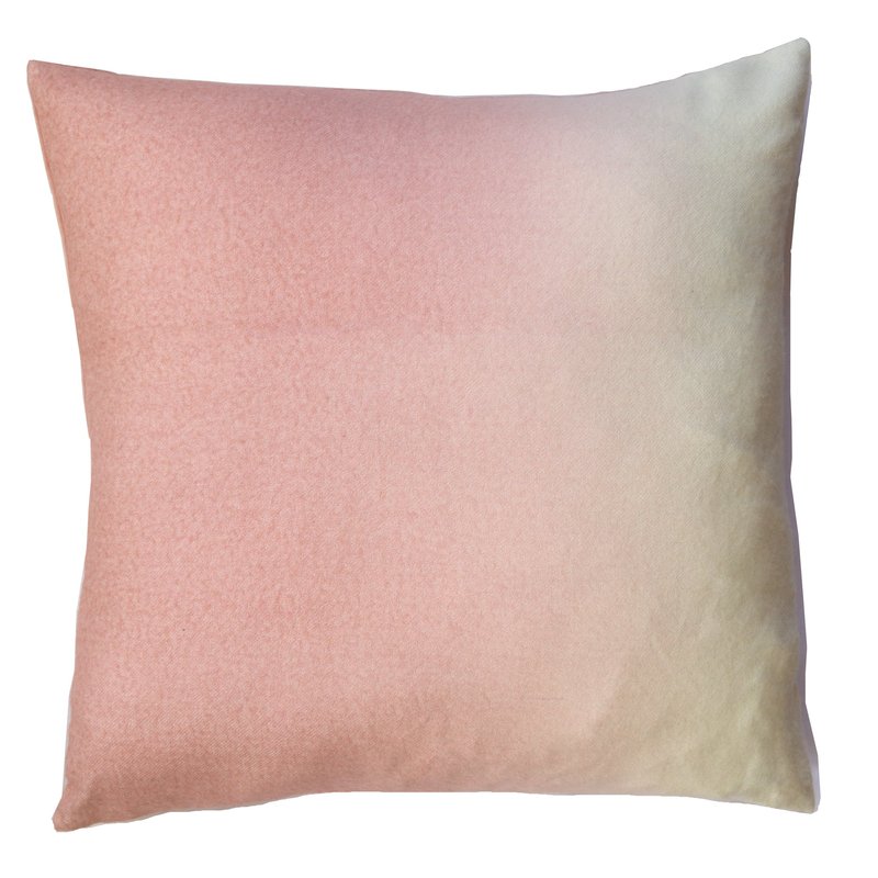 Johanna Howard Home Dip-dyed Square Pillow In Pink