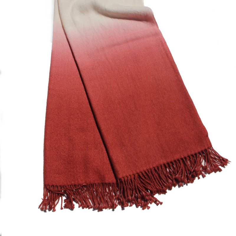 Johanna Howard Home Dip-dyed Throw In Red