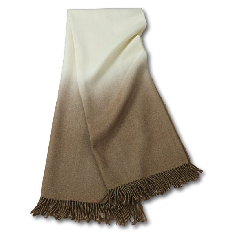 Johanna Howard Home Dip-dyed Throw In Brown