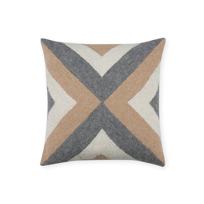 Johanna Howard Home Grinda Square Pillow In Brown