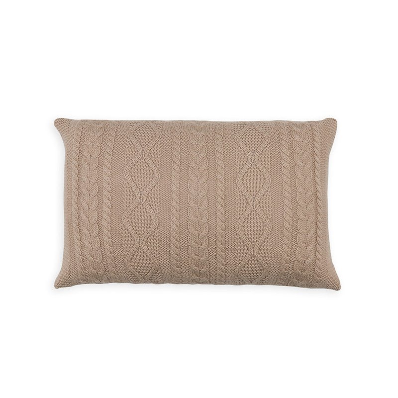 Johanna Howard Home Howard Cable Rectangle Pillow In Brown