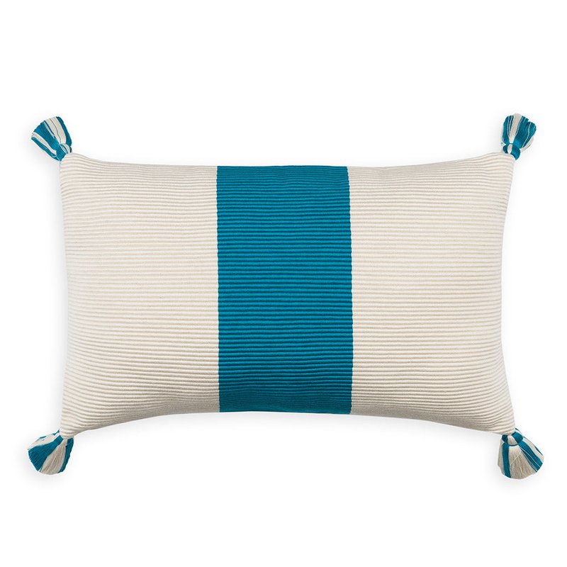 Johanna Howard Home Laguna Stripe Pillow In Blue