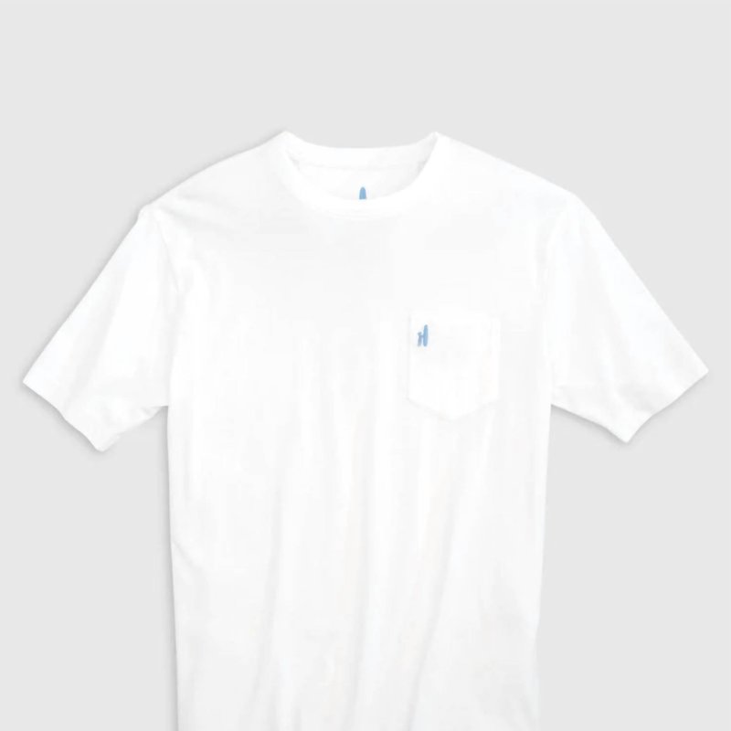Shop Johnnie-o Dale T-shirt In White