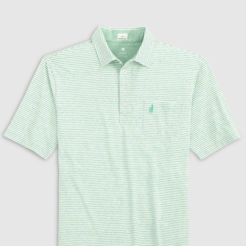 Shop Johnnie-o Dante Hanging Out Polo In Green