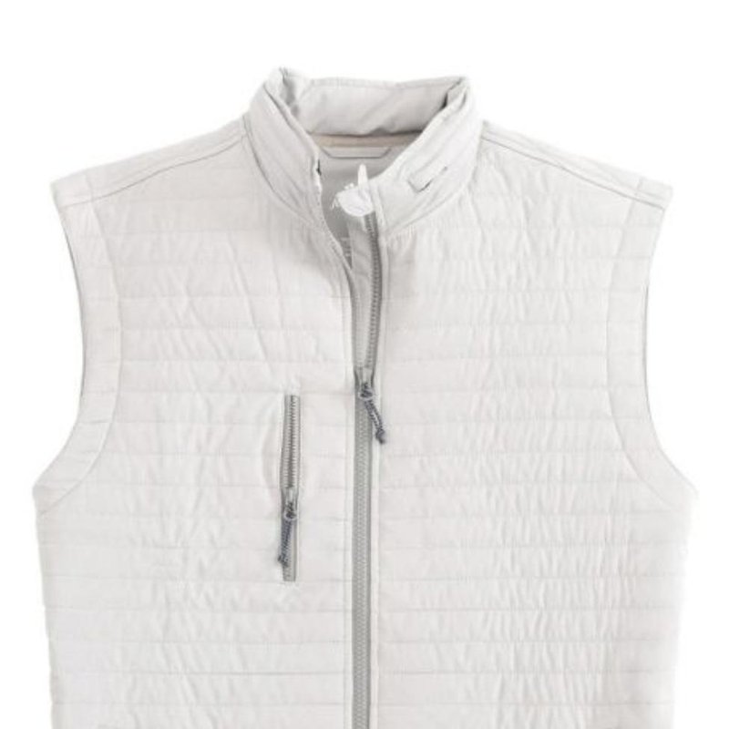 Shop Johnnie-o Men's Crosswind Prep-formance Vest In White