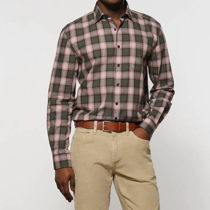 Shop Johnnie-o Roanoke Tucked Button Up Shirt In Pink