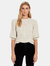 Joza Puff Sleeve Sweater - Winter White