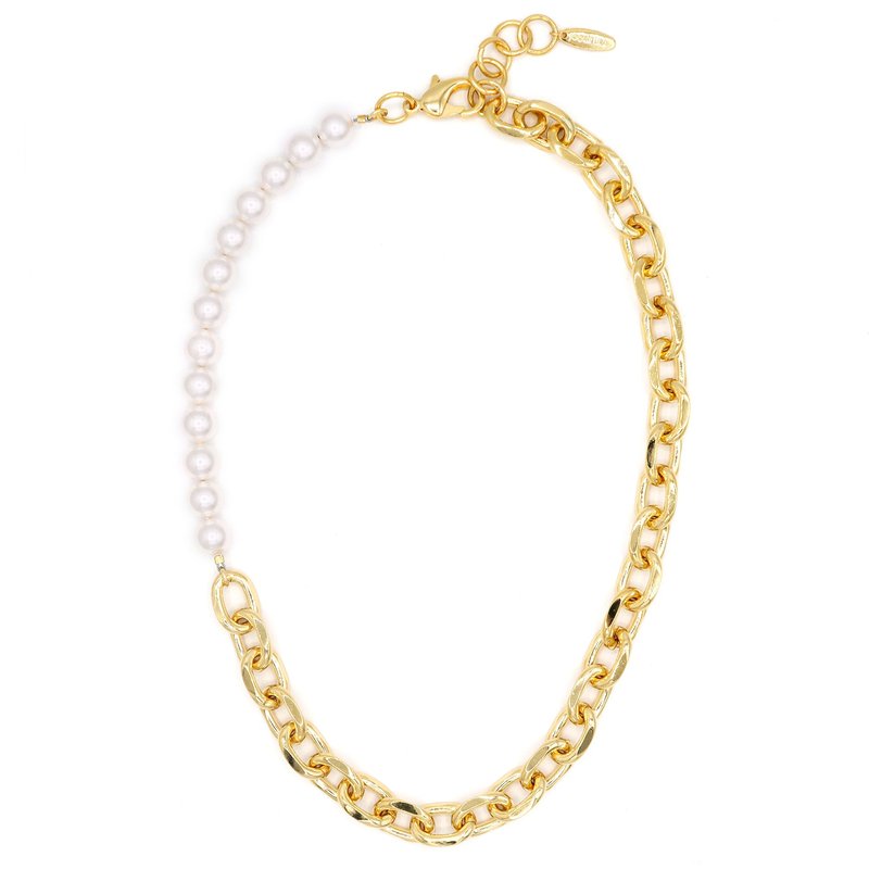 Joomi Lim Chunky Cheeky Necklace In Gold