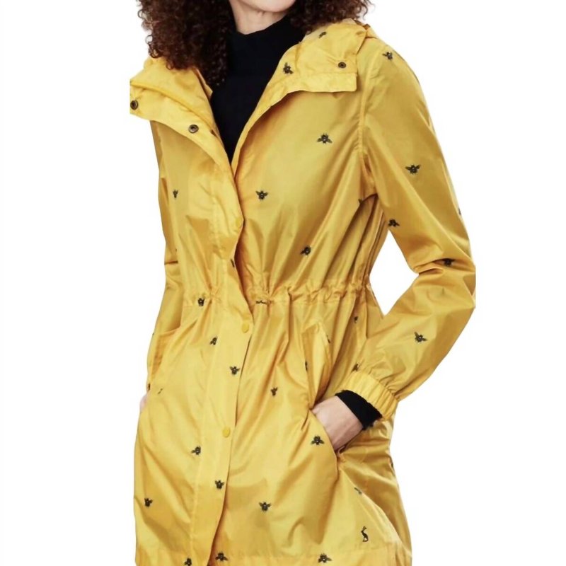 Shop Joules Golightly Jacket In Yellow