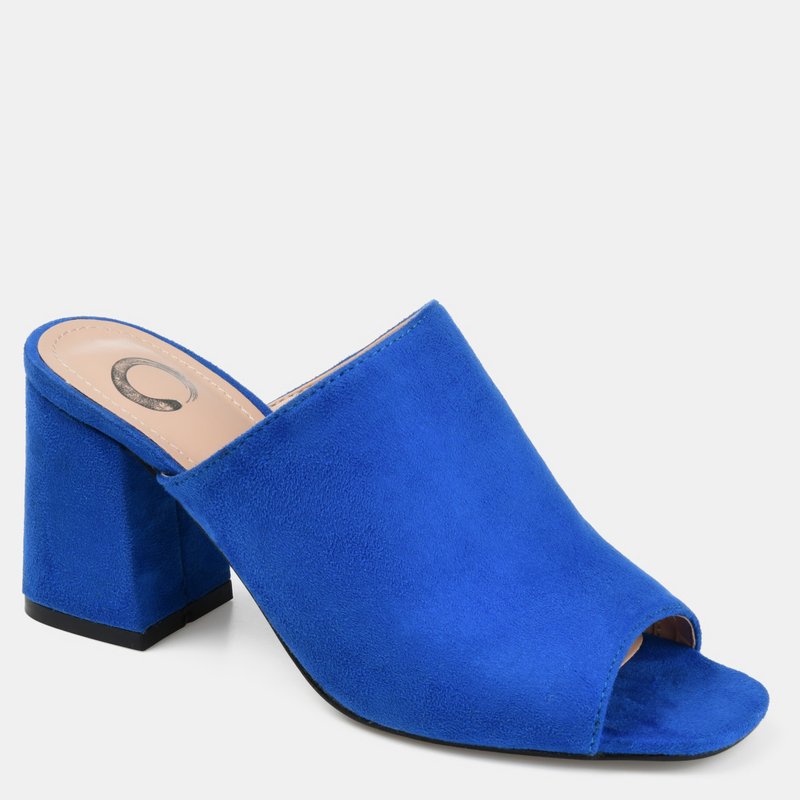 Shop Journee Collection Women's Adelaide Slide In Blue