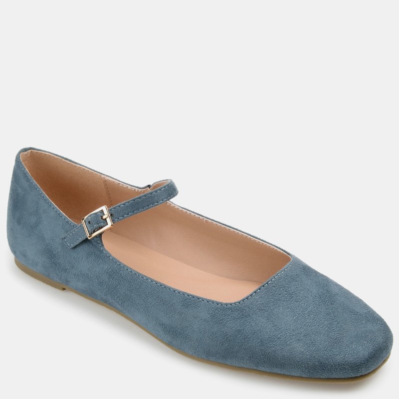 Shop Journee Collection Women's Carrie Flat In Blue