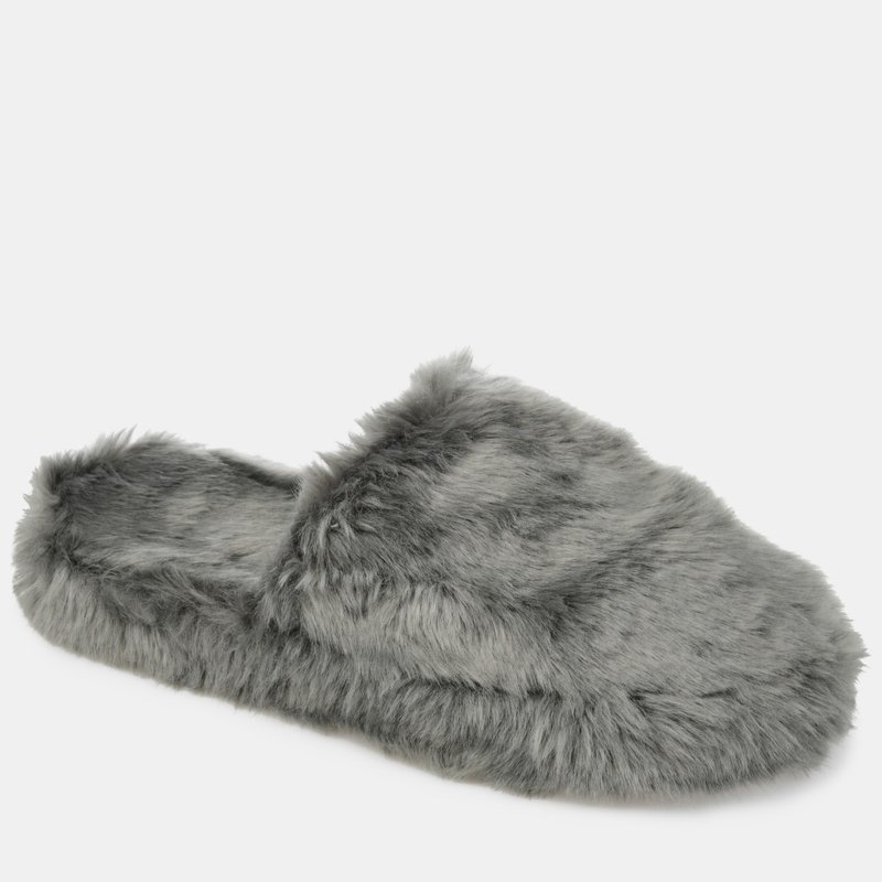 Shop Journee Collection Women's Cozey Slipper In Grey