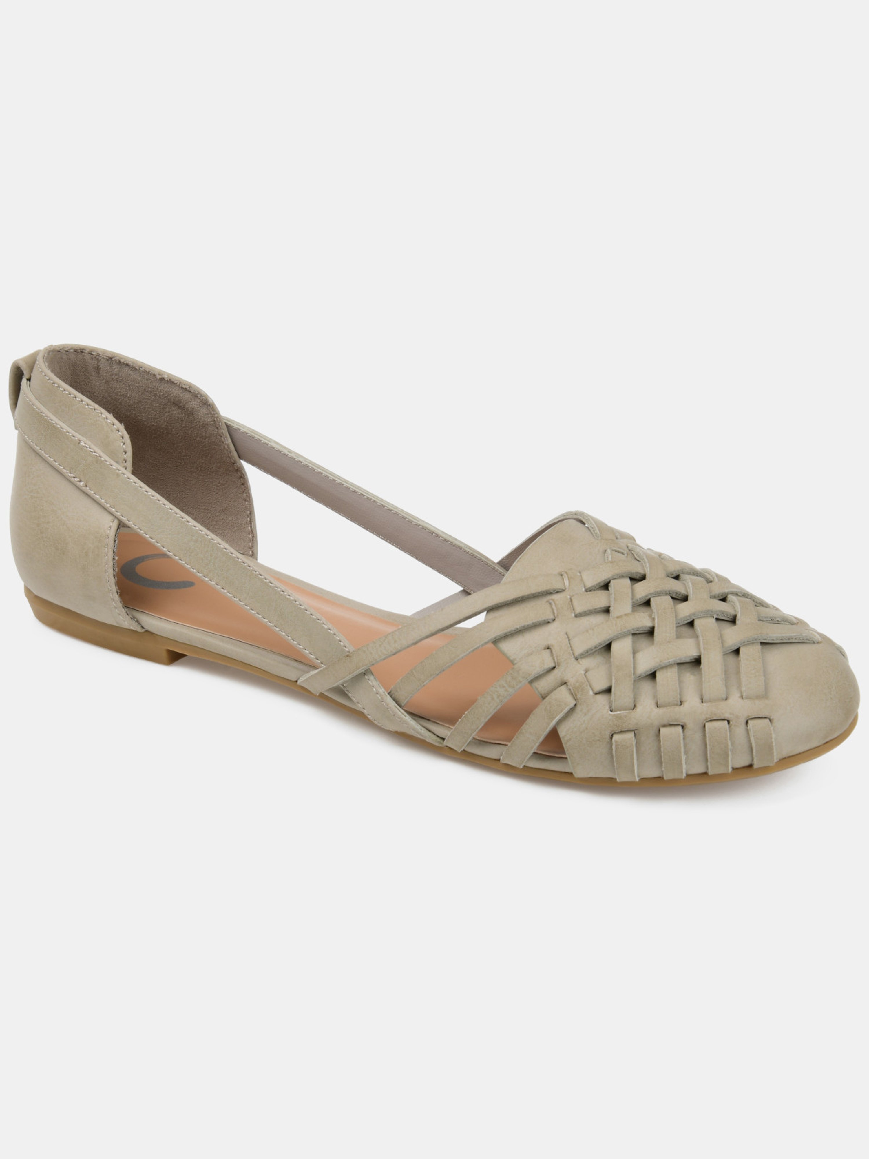 Journee Collection Women's Ekko Flat In Grey