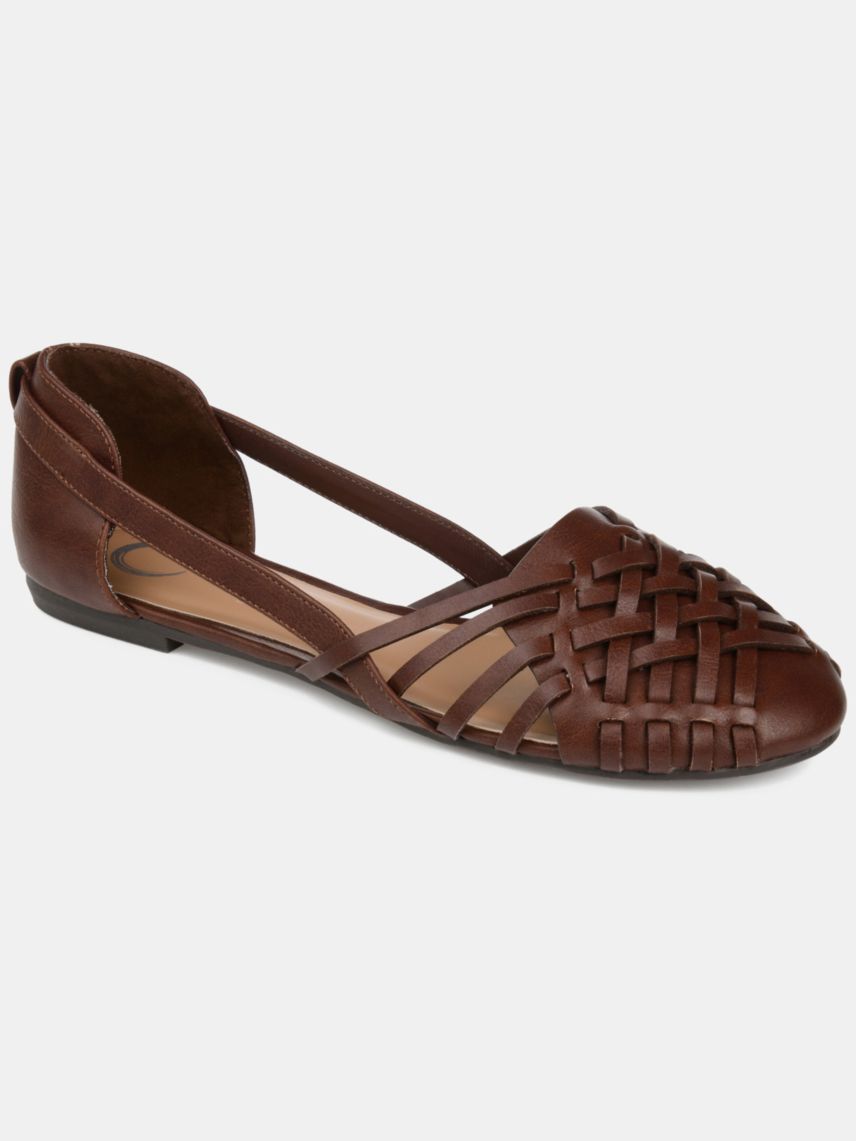 Journee Collection Women's Ekko Flat In Brown