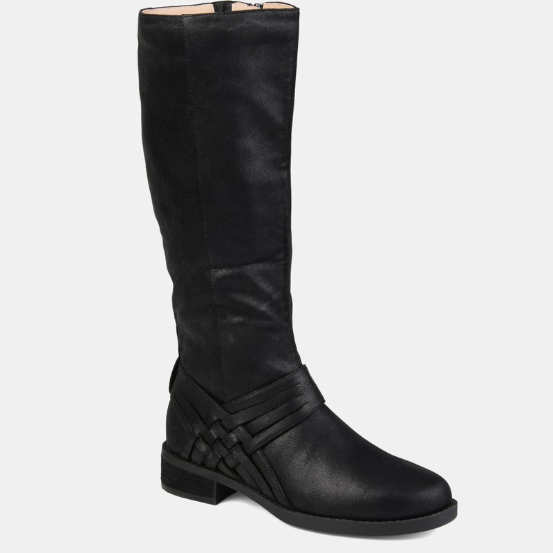 Shop Journee Collection Women's Extra Wide Calf Meg Boot In Black