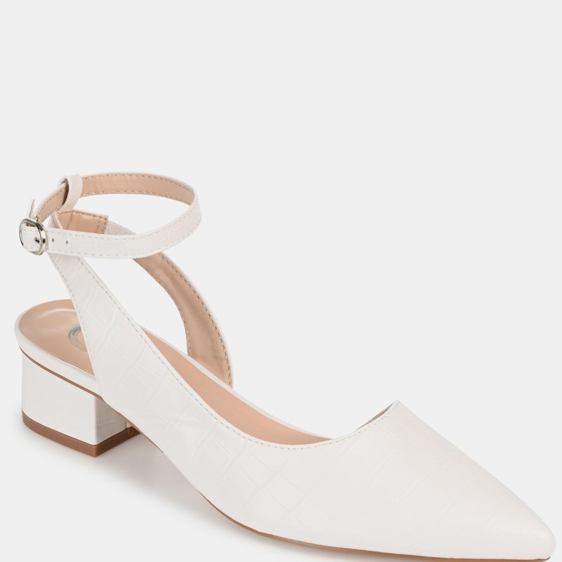 Journee Collection Women's Keefa Pump In Off White