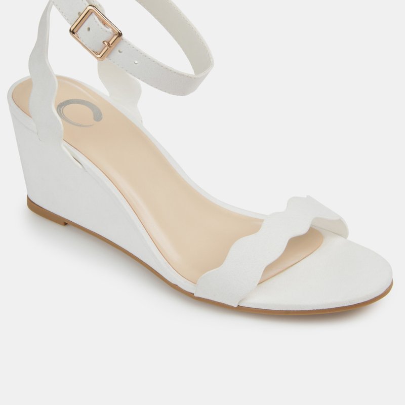 Shop Journee Collection Women's Loucia Wedge In White