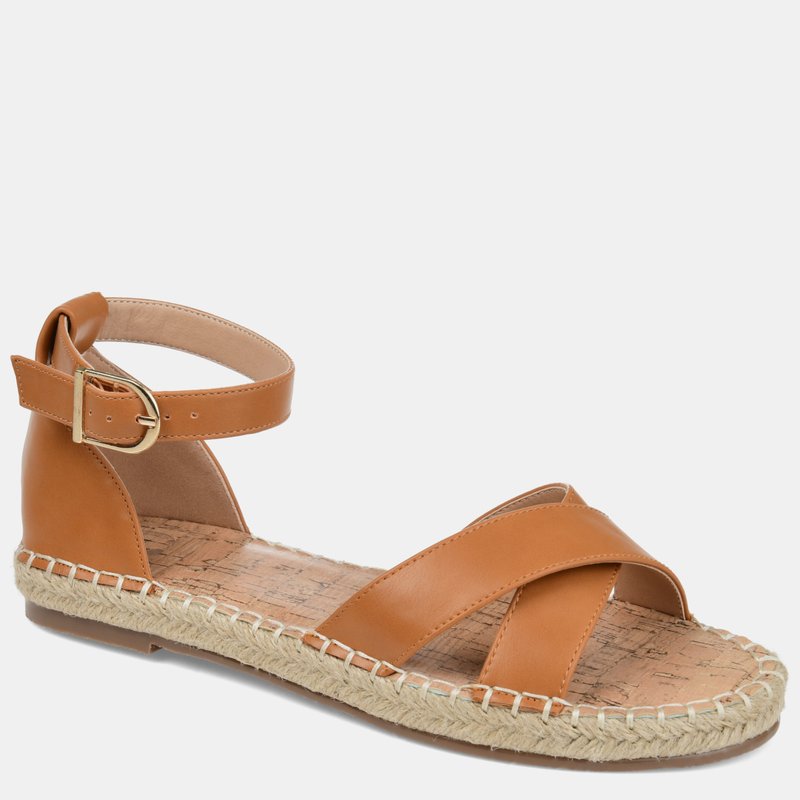Shop Journee Collection Women's Lyddia Sandal In Brown