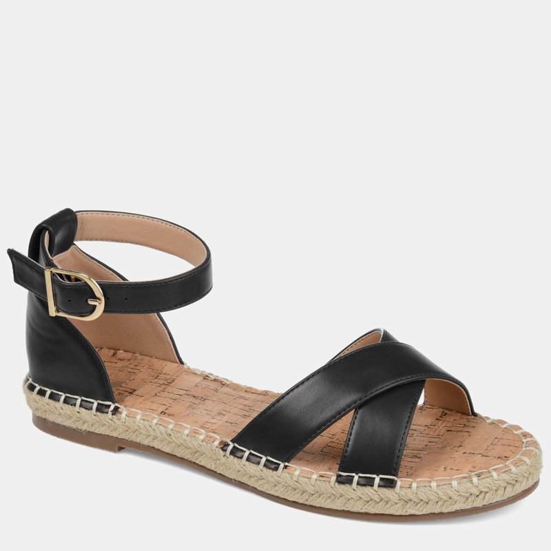Shop Journee Collection Women's Lyddia Sandal In Black