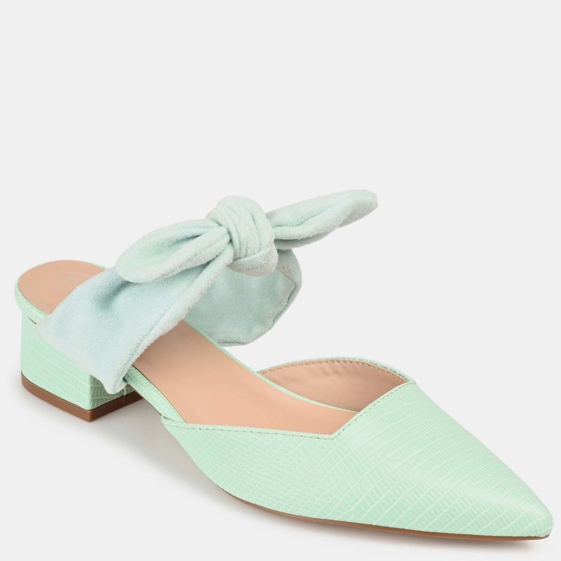 Shop Journee Collection Women's Melora Flat In Green