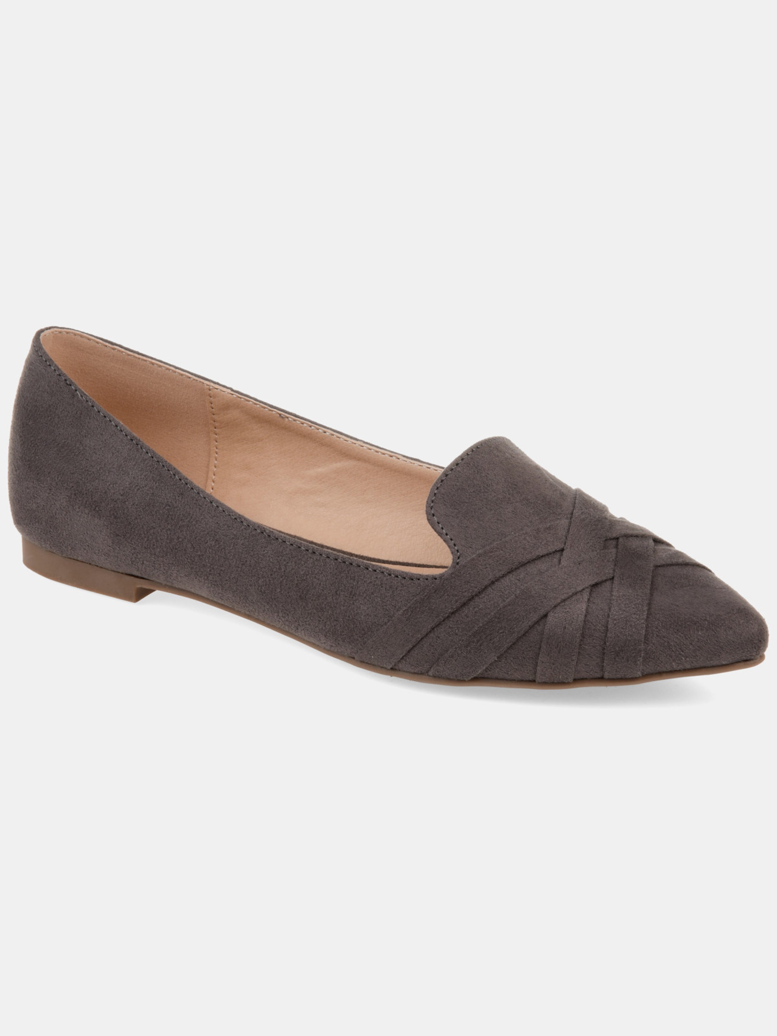 Journee Collection Women's Mindee Flat In Grey