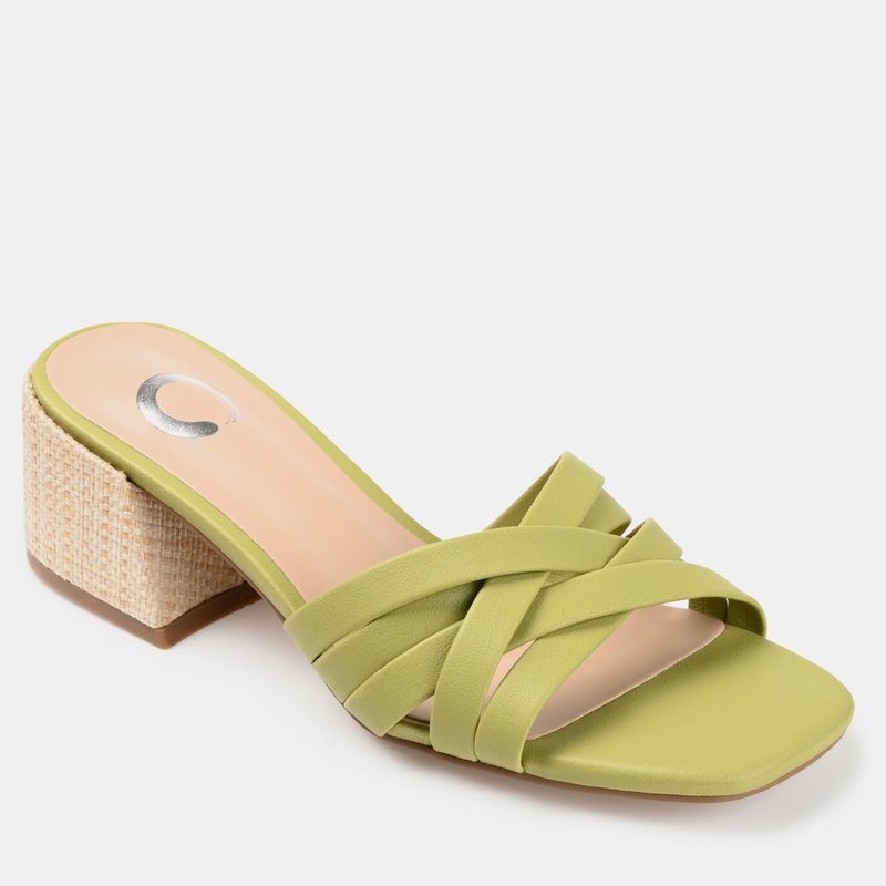 Journee Collection Moree Pump In Green